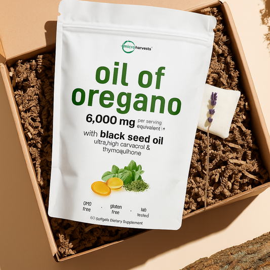 Australian Oil of Oregano with Black Seed Oil - 100% VEGAN